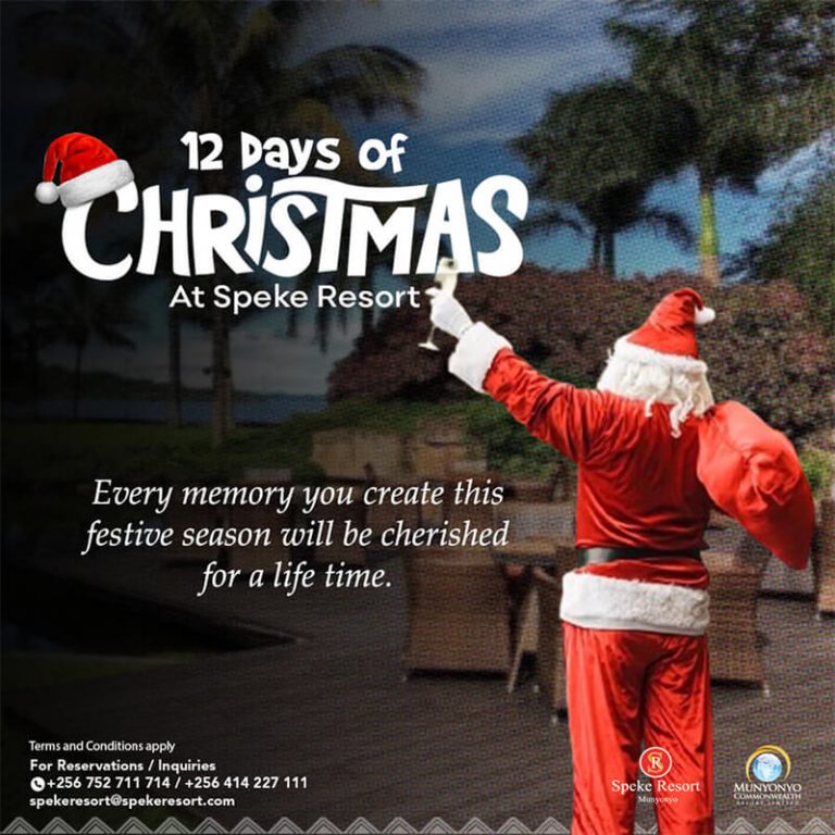 Speke Resort Munyonyo 12 days of christmas special offer