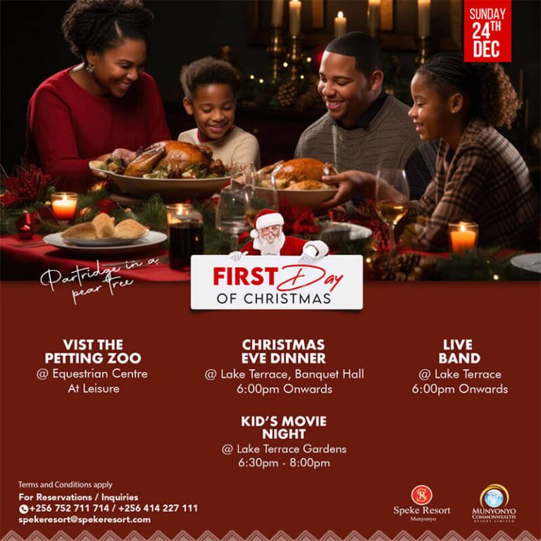 Speke Resort Munyonyo first of christmas special offer